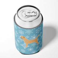 Load image into Gallery viewer, Winter Snowflake Border Terrier Can or Bottle Hugger BB3489CC