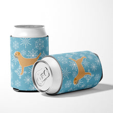 Load image into Gallery viewer, Winter Snowflake Border Terrier Can or Bottle Hugger BB3489CC