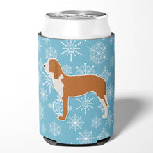 Load image into Gallery viewer, Winter Snowflake Spanish Hound Can or Bottle Hugger BB3491CC
