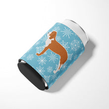 Load image into Gallery viewer, Winter Snowflake Spanish Hound Can or Bottle Hugger BB3491CC