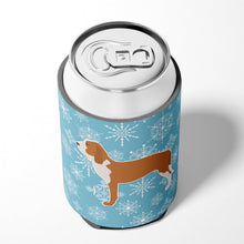 Load image into Gallery viewer, Winter Snowflake Spanish Hound Can or Bottle Hugger BB3491CC