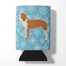 Load image into Gallery viewer, Winter Snowflake Spanish Hound Can or Bottle Hugger BB3491CC