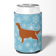 Load image into Gallery viewer, Winter Snowflake Irish Setter Can or Bottle Hugger BB3493CC