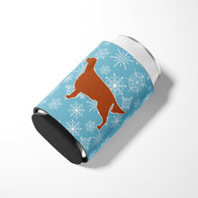 Load image into Gallery viewer, Winter Snowflake Irish Setter Can or Bottle Hugger BB3493CC