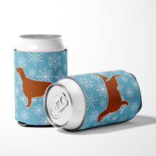 Load image into Gallery viewer, Winter Snowflake Irish Setter Can or Bottle Hugger BB3493CC
