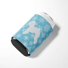 Load image into Gallery viewer, Winter Snowflake Bedlington Terrier Can or Bottle Hugger BB3494CC