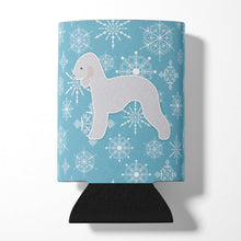 Load image into Gallery viewer, Winter Snowflake Bedlington Terrier Can or Bottle Hugger BB3494CC