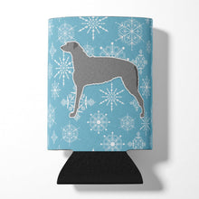 Load image into Gallery viewer, Winter Snowflake Scottish Deerhound Can or Bottle Hugger BB3496CC