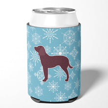 Load image into Gallery viewer, Winter Snowflake American Water Spaniel Can or Bottle Hugger BB3501CC