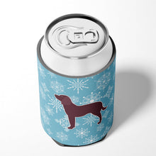 Load image into Gallery viewer, Winter Snowflake American Water Spaniel Can or Bottle Hugger BB3501CC