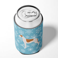 Load image into Gallery viewer, Winter Snowflake Greyhound Can or Bottle Hugger BB3505CC