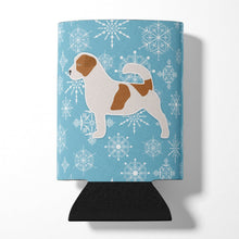 Load image into Gallery viewer, Winter Snowflake Jack Russell Terrier Can or Bottle Hugger BB3507CC