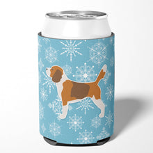 Load image into Gallery viewer, Winter Snowflake Beagle Can or Bottle Hugger BB3510CC