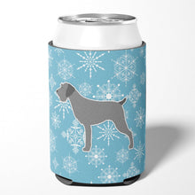 Load image into Gallery viewer, Winter Snowflake German Wirehaired Pointer Can or Bottle Hugger BB3511CC
