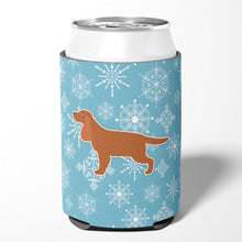 Load image into Gallery viewer, Winter Snowflake English Cocker Spaniel Can or Bottle Hugger BB3512CC