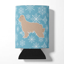 Load image into Gallery viewer, Winter Snowflake Pyrenean Shepherd Can or Bottle Hugger BB3518CC