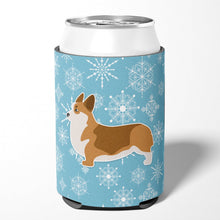Load image into Gallery viewer, Winter Snowflake Corgi Can or Bottle Hugger BB3520CC