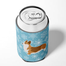 Load image into Gallery viewer, Winter Snowflake Corgi Can or Bottle Hugger BB3520CC