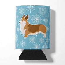 Load image into Gallery viewer, Winter Snowflake Corgi Can or Bottle Hugger BB3520CC
