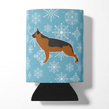 Load image into Gallery viewer, Winter Snowflake German Shepherd Can or Bottle Hugger BB3524CC