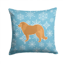 Load image into Gallery viewer, Winter Snowflake Caucasian Shepherd Dog Throw Pillow - 14x14 Decorative Pillow – Art for Your Home &amp; Patio BB3525PW1414