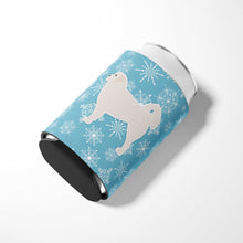 Load image into Gallery viewer, Winter Snowflake Polish Tatra Sheepdog Can or Bottle Hugger BB3527CC