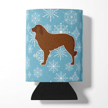 Load image into Gallery viewer, Winter Snowflake Portuguese Sheepdog Dog Can or Bottle Hugger BB3531CC