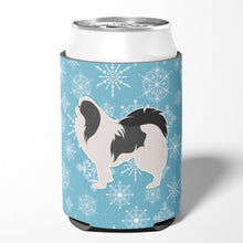 Load image into Gallery viewer, Winter Snowflake Japanese Chin Can or Bottle Hugger BB3537CC