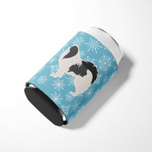 Load image into Gallery viewer, Winter Snowflake Japanese Chin Can or Bottle Hugger BB3537CC