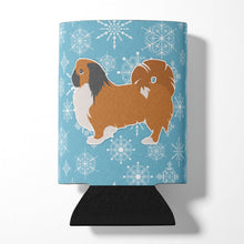Load image into Gallery viewer, Winter Snowflake Pekingese Can or Bottle Hugger BB3538CC