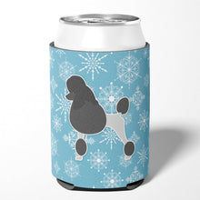 Load image into Gallery viewer, Winter Snowflake Poodle Can or Bottle Hugger BB3539CC