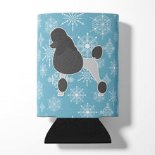 Load image into Gallery viewer, Winter Snowflake Poodle Can or Bottle Hugger BB3539CC