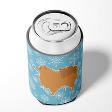 Load image into Gallery viewer, Winter Snowflake Pomeranian Can or Bottle Hugger BB3542CC