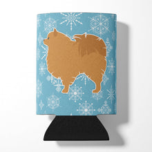 Load image into Gallery viewer, Winter Snowflake Pomeranian Can or Bottle Hugger BB3542CC