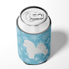 Load image into Gallery viewer, Winter Snowflake Bichon Frise Can or Bottle Hugger BB3545CC
