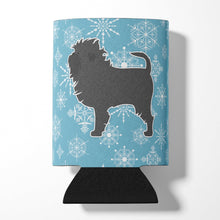 Load image into Gallery viewer, Winter Snowflake Affenpinscher Can or Bottle Hugger BB3548CC