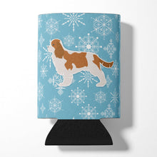 Load image into Gallery viewer, Winter Snowflake Cavalier King Charles Spaniel Can or Bottle Hugger BB3549CC
