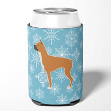 Load image into Gallery viewer, Winter Snowflake Boxer Can or Bottle Hugger BB3553CC