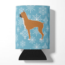 Load image into Gallery viewer, Winter Snowflake Boxer Can or Bottle Hugger BB3553CC