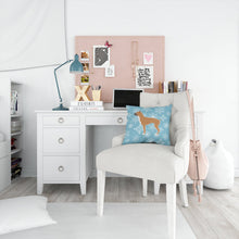 Load image into Gallery viewer, Winter Snowflake Boxer Throw Pillow - 14x14 Decorative Pillow – Art for Your Home &amp; Patio BB3553PW1414