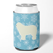 Load image into Gallery viewer, Winter Snowflake Komondor Can or Bottle Hugger BB3555CC