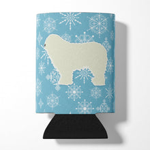 Load image into Gallery viewer, Winter Snowflake Komondor Can or Bottle Hugger BB3555CC