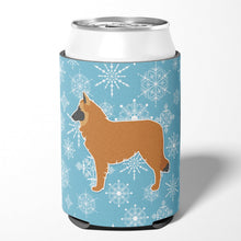 Load image into Gallery viewer, Winter Snowflake Belgian Shepherd Can or Bottle Hugger BB3561CC