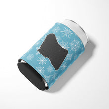 Load image into Gallery viewer, Winter Snowflake Puli Can or Bottle Hugger BB3563CC