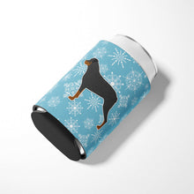 Load image into Gallery viewer, Winter Snowflake Rottweiler Can or Bottle Hugger BB3566CC
