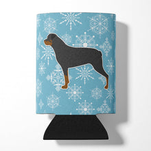 Load image into Gallery viewer, Winter Snowflake Rottweiler Can or Bottle Hugger BB3566CC