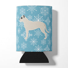 Load image into Gallery viewer, Winter Snowflake Dogo Argentino Can or Bottle Hugger BB3567CC