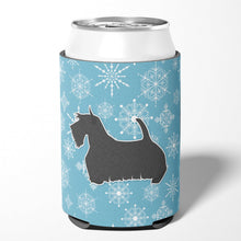 Load image into Gallery viewer, Winter Snowflake Scottish Terrier Can or Bottle Hugger BB3569CC