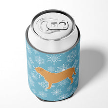 Load image into Gallery viewer, Winter Snowflake Dogue de Bordeaux Can or Bottle Hugger BB3570CC