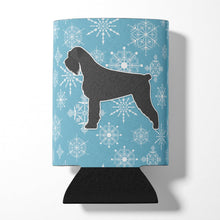 Load image into Gallery viewer, Winter Snowflake Giant Schnauzer Can or Bottle Hugger BB3573CC